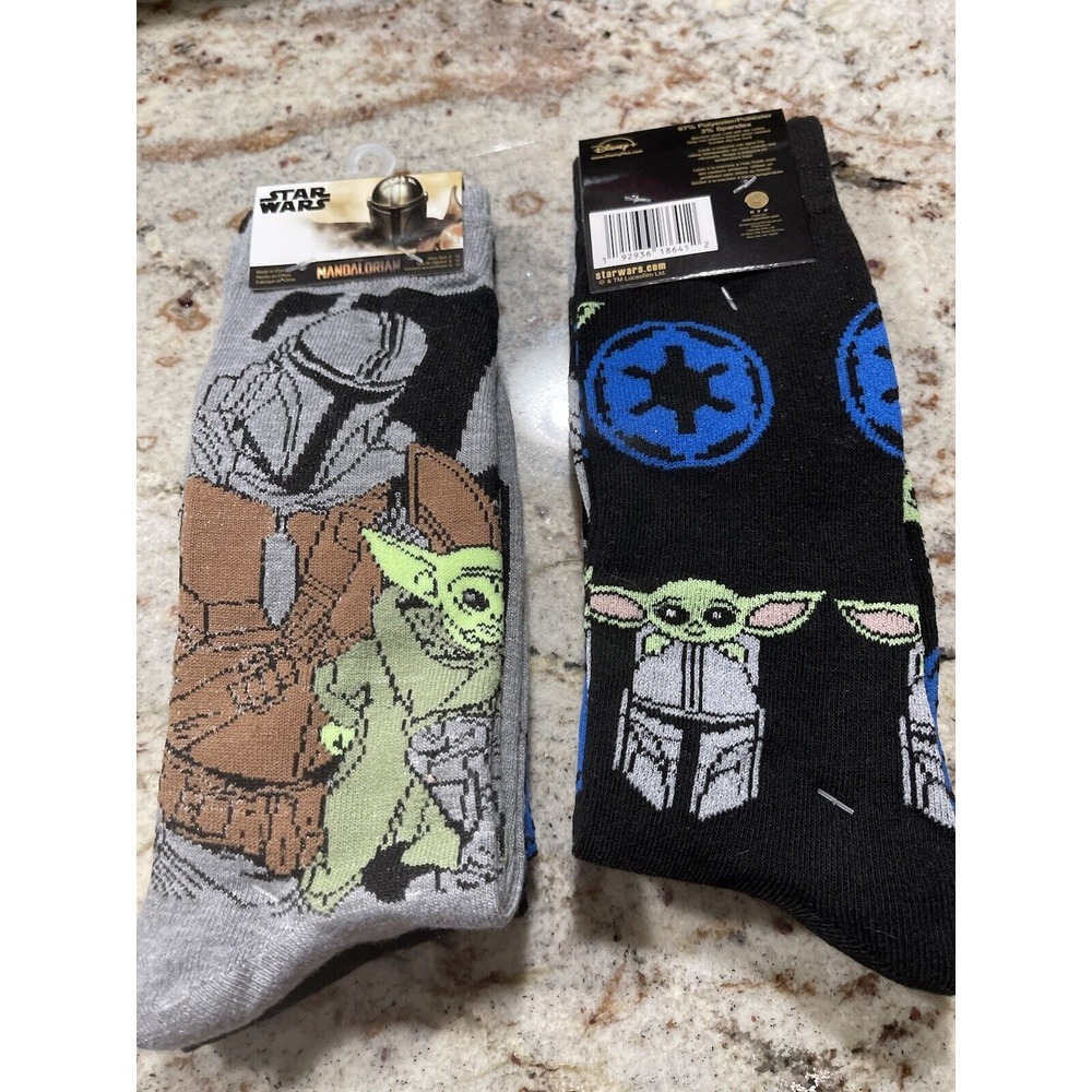 Disney ~  Star Wars Men  ~ Socks  Shoe Size 6 - 12 New